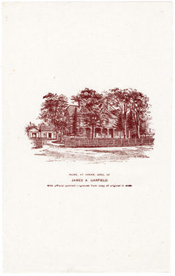 Home, at Hiram, Ohio, of James A. Garfield